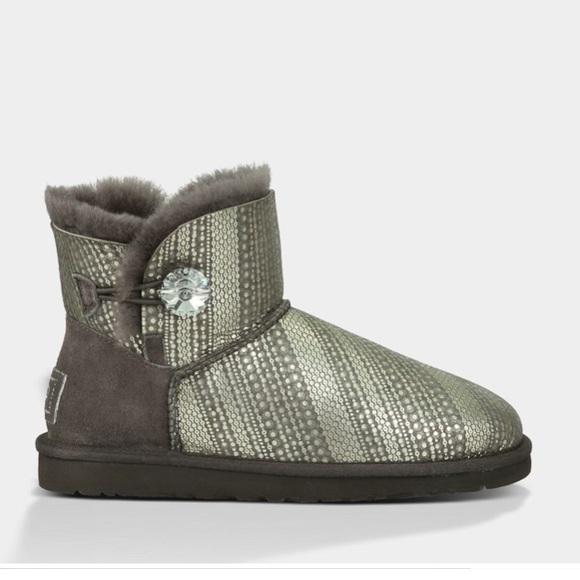 ugg mini bailey button bling ugg mini bailey button bling